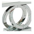 Infinity Mirror Silver Console Table