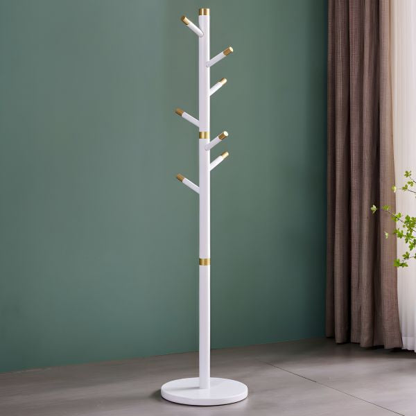 White Wooden Coat Stand
