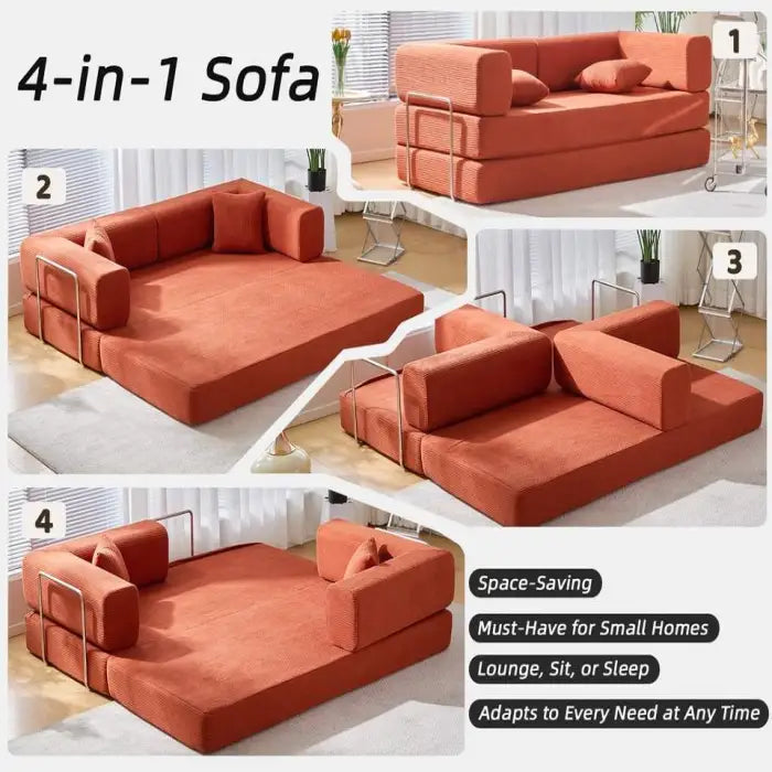 Noir Convertible Sleeper Sofa