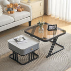Grey Square Nesting Coffee Table