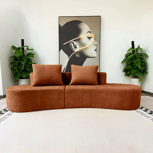 Brown Moon Compressed Sofa