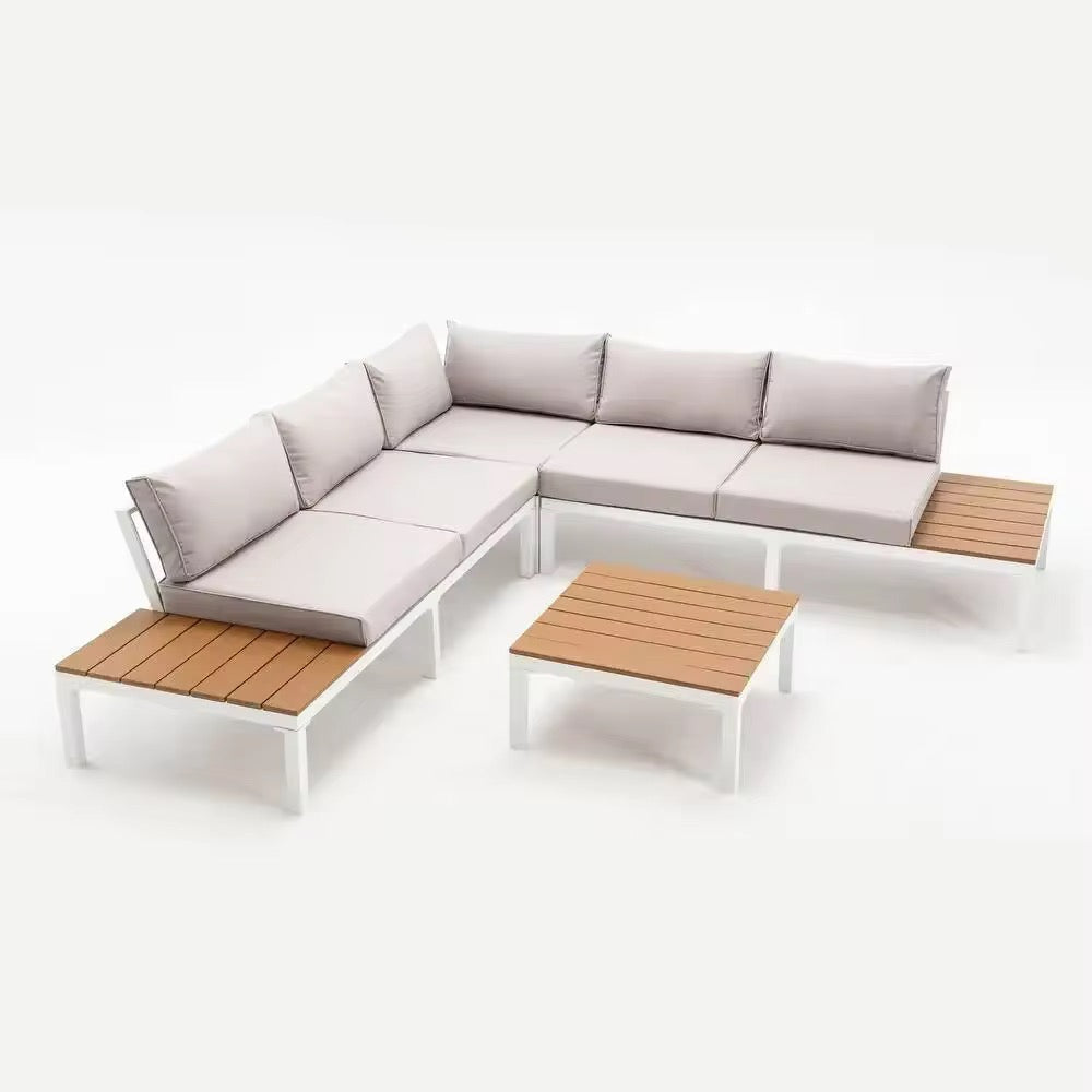 L-Shaped Patio Furniture Set