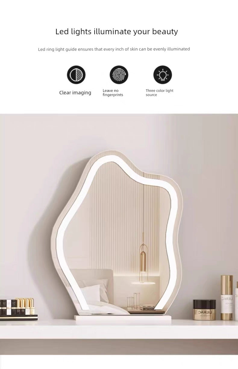 Luna Glam Vanity Makeup Desk