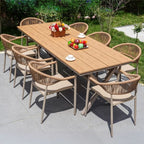 Spacious 8-Seater Patio Dining Set