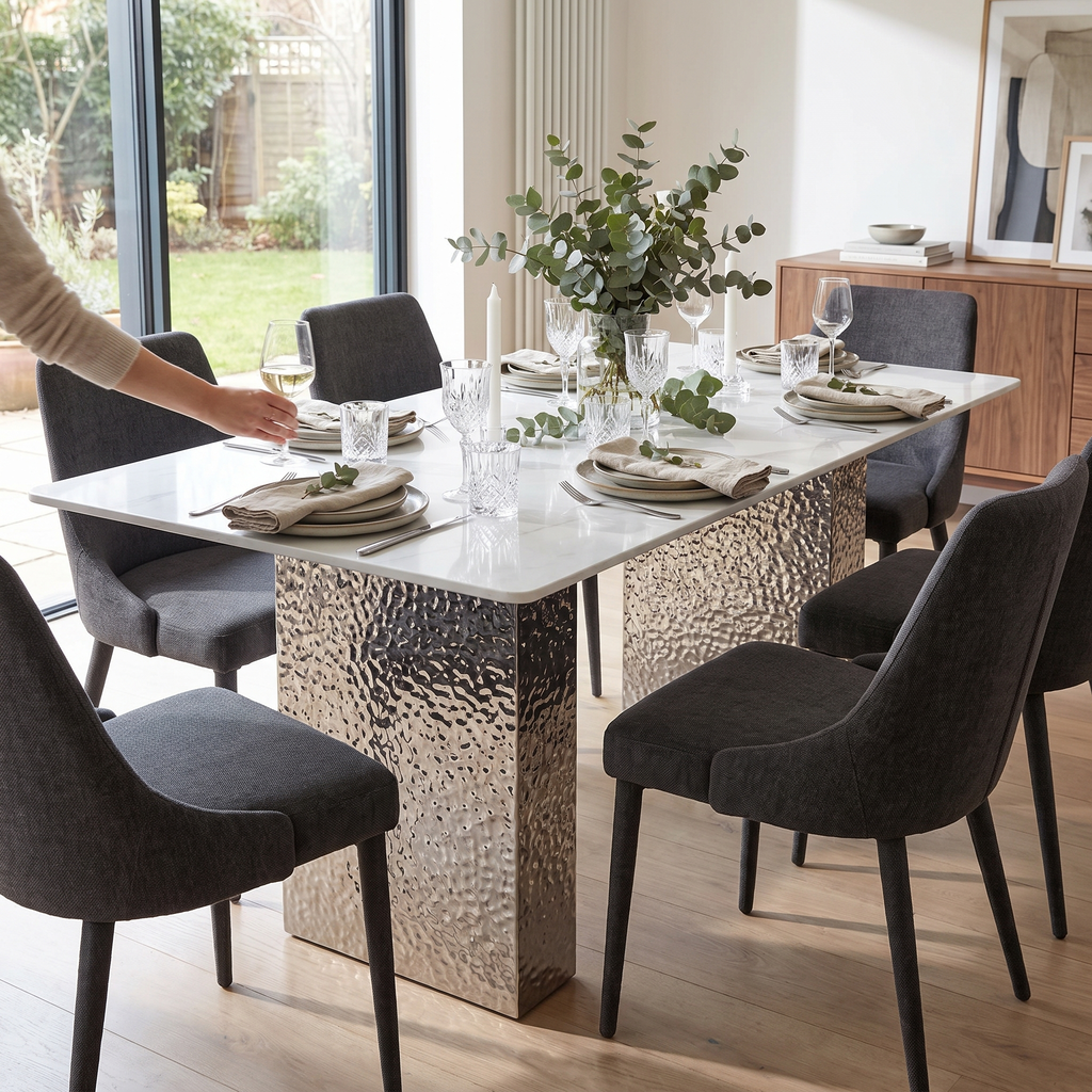 Modern Minimalist Dining Table lifestyle