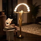 Modern Gold Sculptural Light lifestyle