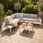 Stylish L-Shaped Patio Furniture Set lifestyle