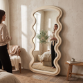 Full-Length Irregular Wavy-Edge Mirror lifestyle