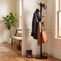 Elegant Black Wooden Coat Hanger lifestyle
