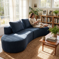 Moon-Shaped Compressed Sofa lifestyle
