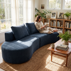 Moon-Shaped Compressed Sofa lifestyle
