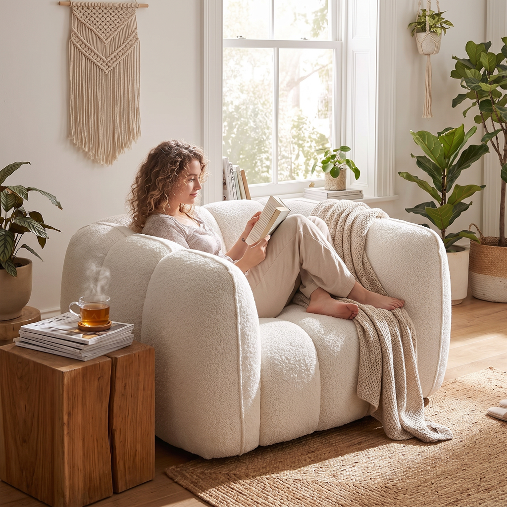 Single-Seater Compressed Sofa lifestyle