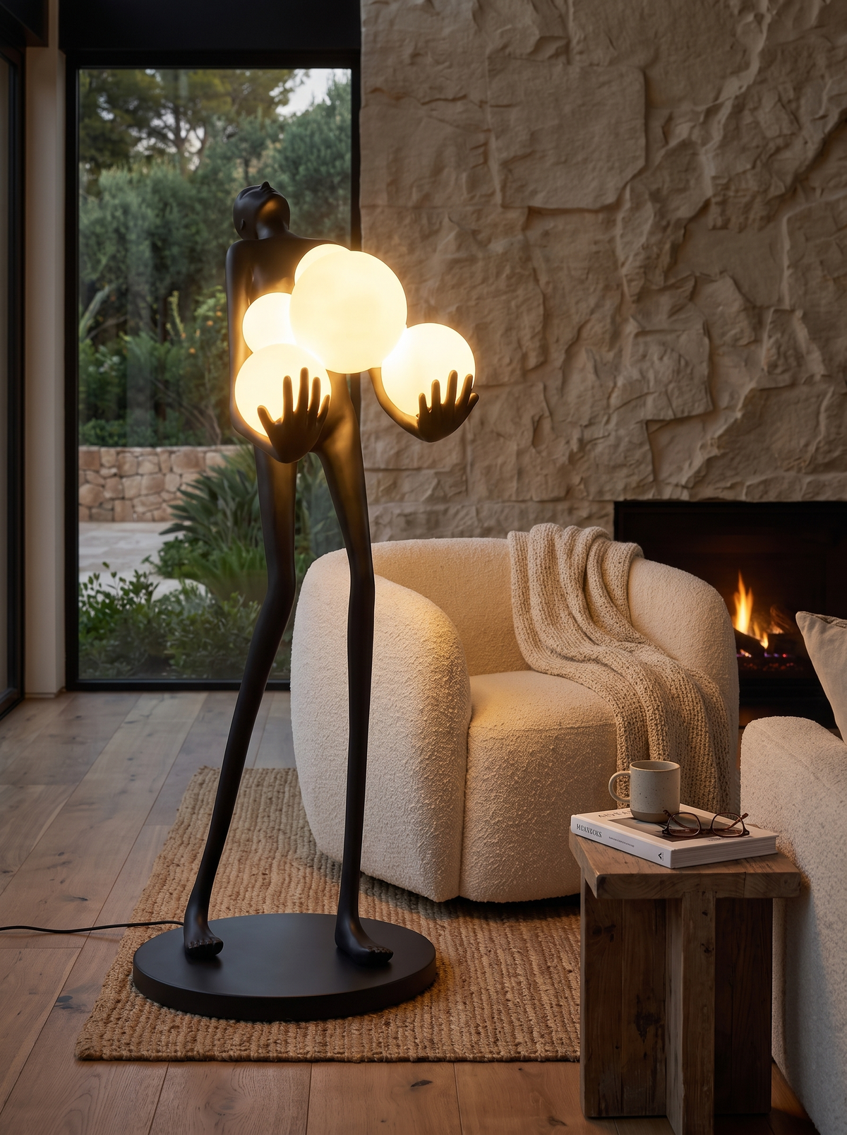 Luhlu Sculptural Light Fixture lifestyle image 1